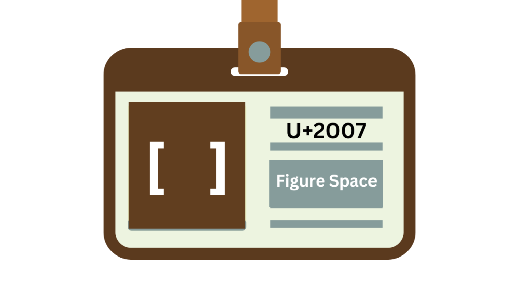 Figure Space U+2007